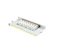 Good Connections Pannello patch - Desktop - Cat. 6, 250 MHz - Compatibile con GIGABIT - 8 porte - 0,5 HE - STP schermato - Apertura senza attrezzi - Grigio chiaro (RAL7035) GC-N0111