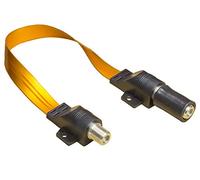Good Connections® Passacavo satellitare per Porta/Finestra con Protezione dalle intemperie, di Alta qualità, Estremamente Piatto, Giunto F su Giunto F, Lunghezza Totale con Spina 54 cm, Lunghezza