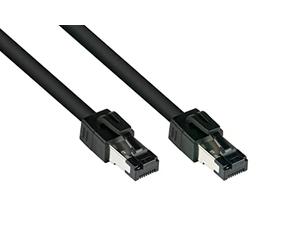 Good Connections Premium Cat. 8.1 Cavo Patch Nero Nero 3 m