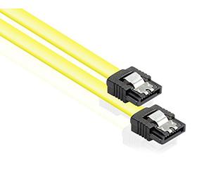 Good Connections "Premium SATA SSD HDD Cavo con bloccaggio Protezione Giallo Gelb 0,7 m