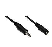 Good Connections Prolunga jack da 3,5 mm - prolunga audio | 3 pin - jack a jack - nero - 3 m