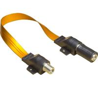 Good Connections® Passacavo satellitare per Porta/Finestra con Protezione dalle intemperie, di Alta qualità, Estremamente Piatto, Giunto F su Giunto F, Lunghezza Totale con Spina 54 cm, Lunghezza