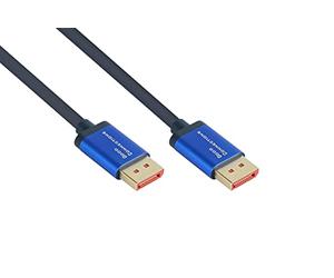 Good Connections SmartFLEX 4521-SF015B - Cavo HDMI 2.1 Ultra High Speed - 8K UHD-2/4K UHD - Scala in rame, alloggiamento in alluminio - altamente flessibile - blu scuro - guaina in PVC - 1,5 m