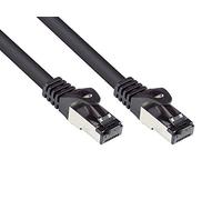 Good Connections® SmartFLEX Cat.6A Industrial (PUR) - 15 m - 10-GIGABIT - Conduttore in rame/CU - Resistente a olio e UV, catena di trascinamento adatta - S/FTP, PiMF - Senza alogeni (LSZH) - Nero
