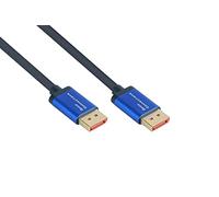 Good Connections® SmartFLEX - Cavo DisplayPort 1.4 8K UHD-2/4K UHD - Cavo per rame con alloggiamento in alluminio - altamente flessibile - blu scuro - 2 m