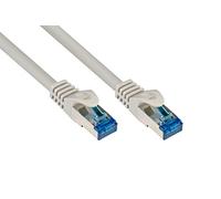 Good Connections SmartFLEX - Cavo patch Cat.6A, estremamente flessibile, 10 Gigabit Ethernet, con conduttore in rame/rame antiaggrovigliamento RNS S/FTP PiMF alogeno-LSZH 500 MHz, colore: Bianco