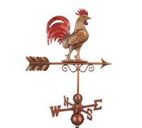 Good Directions 1975RED - Segnavento Bantam Red Rooster, in puro rame, rifinito a mano, patina multicolore