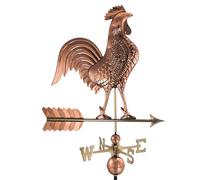 Good Directions 515P Large Rooster Weathervane, Polished Copper