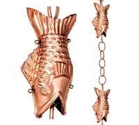 Good Directions Catena Antipioggia 487P-8, Lunghezza 2,5 m, Pesce a Bocca Larga Grande, Rame Lucido