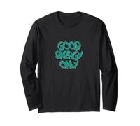 Good Energy Only Positive Mindset Quote Design Maglia a Manica