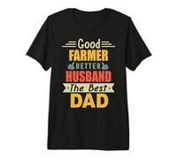 Good Farmer Better Husband The Best Dad for Fathers Day Maglietta Premium