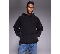 Good for Nothing - Felpa oversize nera con cappuccio-Nero L