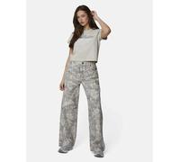 Good For Nothing - Jeans ampi beige con stampa mimetica-Neutro 38