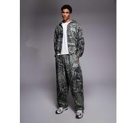 Good For Nothing - Joggers ampi mimetico realtree in coordinato-Multicolore S