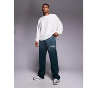 Good For Nothing - Joggers dritti verdi con effetto spray-Verde XXL