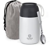GOOD FOR YOU - Bottiglia termica per alimenti caldi, contenitori per zuppa, ideale come contenitore per il pranzo isotermico, fiaschetta per zuppa o contenitore per il pranzo - Bottiglia termica in