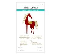 Good Fortune - Fustelle a forma di cavallo inciso