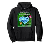 Good Friends Are Not Forgotten by Julie Neway Felpa con Cappuccio