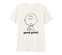 Good Grief Charlie Brown Face Maglietta Premium