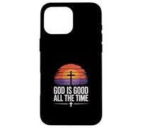 Good Is Good All The Time Donne Uomini Fede Top Christian Custodia per iPhone 16 Pro Max