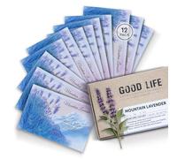 Good Life Bustine profumate alla Lavanda di Montagna | Progettato e Prodotto in Nuova Zelanda | 12 bustine