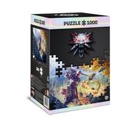 Good Loot GDL23123 Puzzle da 1000 Pezzi Deluxe - The Witcher: Griffin Fight (con