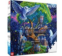 Good Loot Imagination : Roch Urbaniak Owl Island - Puzzle 1000 Pezzi - Collezione di Puzzle Fatti a Mano - Effetto Tela - per Adulti e Bambini Sopra i 12 Anni - 68,3 x 48 cm