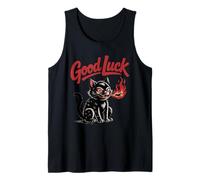 Good Luck Cat - Arte giocoso della Fiamma del Mostro Canotta