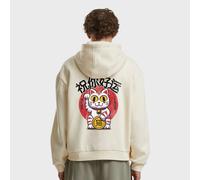 Mister Tee Good Luck Cat Full Zip Sweatshirt Beige XL Uomo