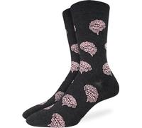 Good Luck Sock Brains - Calzini da uomo, colore: grigio, taglia: 7-12