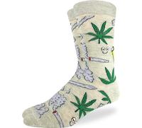 Good Luck Sock Calzini Uomo Marijuana Adulto, Marijuana lapidata, taglia unica