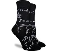 Good Luck Sock Women's Math Equations Socks, Adult, Shoe Size 5-9