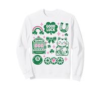 Good Luck St. Patrick's Day Big Win Charm Felpa