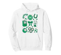 Good Luck St. Patrick's Day Big Win Charm Felpa con Cappuccio