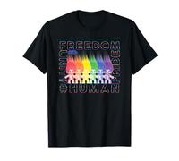 Good Luck Trolls Freedom Rainbow Maglietta