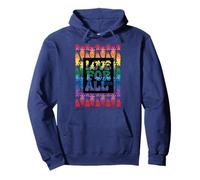 Good Luck Trolls Love for all Rainbow Felpa con Cappuccio