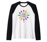 Good Luck Trolls Love Is Love Rainbow Maglia con Maniche Raglan