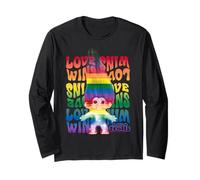 Good Luck Trolls Love Wins Rainbow Maglia a Manica
