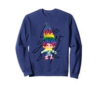 Good Luck Trolls Love Your Self Rainbow Felpa