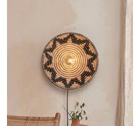 Good & Mojo Good & Mojo applique Andros, nero/naturale, spina, Ø 45cm Good & Mojo