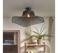 GOOD & MOJO Ibiza plafoniera da soffitto Ø 65 cm nera Good & Mojo