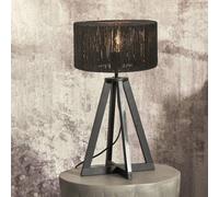 GOOD & MOJO Iguazu lampada tavolo, piramide, nero Good & Mojo