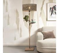 GOOD & MOJO Java piantana, mensola, naturale/nero Good & Mojo