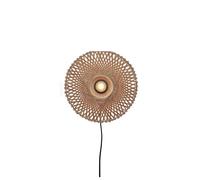 Good & Mojo Kalimantan Lampada da parete, naturale - 30 cm