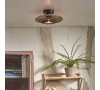 Good & Mojo Kalimantan lampada a soffitto rotonda, E27, KALIMANTAN/C8/B, Kalimantan [Lampade per Interni > Lampade a Soffitto]