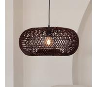 GOOD & MOJO Lampada a sospensione Arizona, rossa, Ø 50 cm, bambù, E27 Good & Mojo