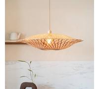 GOOD & MOJO Lampada a sospensione Madura, Ø 60 cm, naturale/marrone, bambù Good & Mojo