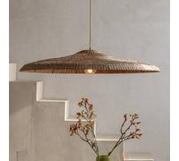 GOOD & MOJO Lampada a sospensione Santorini, Ø75cm, naturale, alghe marine, E27 Good & Mojo