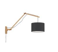 GOOD&MOJO Lampada da parete Andes Naturel L 32x20 Leichte Leinen