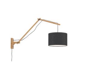 GOOD&MOJO Lampada da parete Andes Naturel L 32x20 Leichte Leinen
